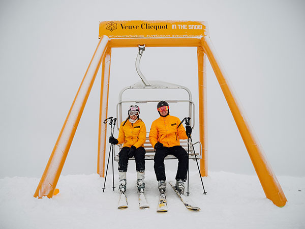 ski lift veuve clicquot