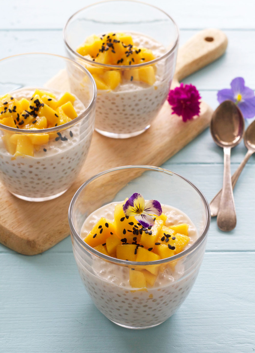 Coconut and Lemon Tapioca Pudding