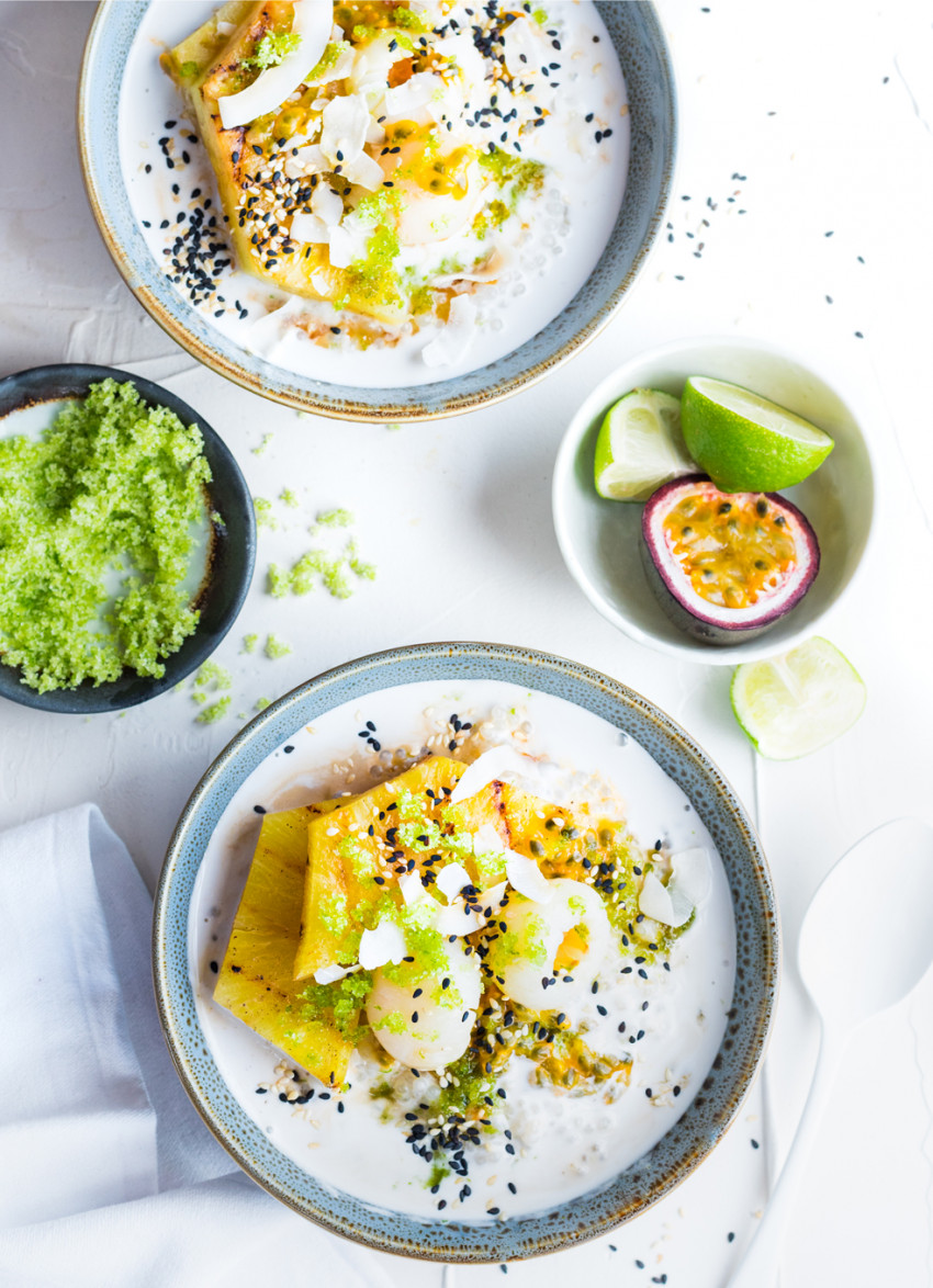 Coconut Sago with Fresh Fruit and Sesame Seeds » Dish Magazine