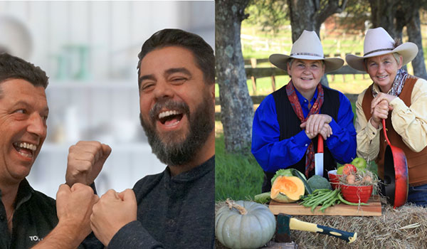 comedians at seriously good food show