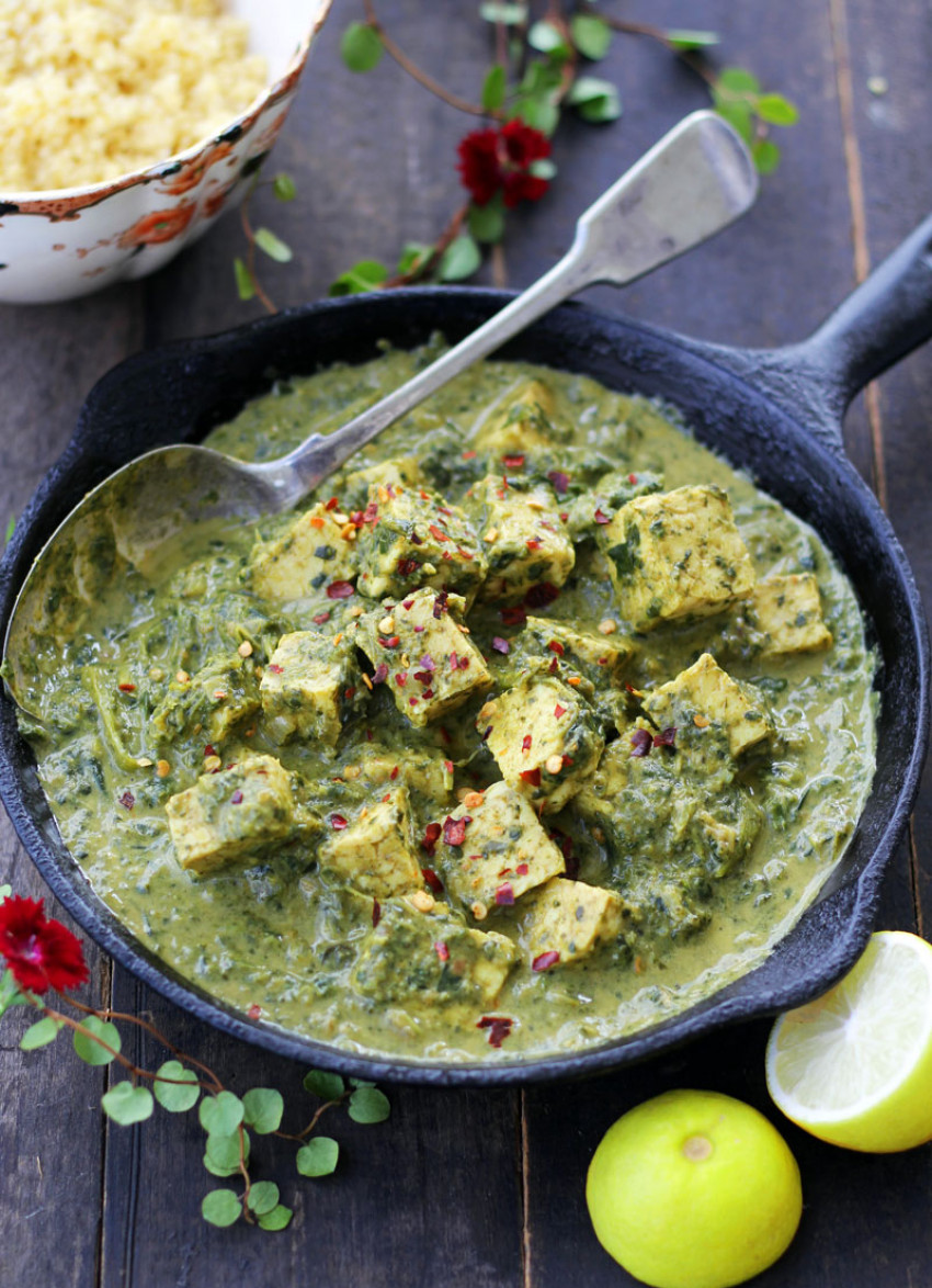 Creamy Indian-Spiced Spinach Curry | dish » Dish Magazine