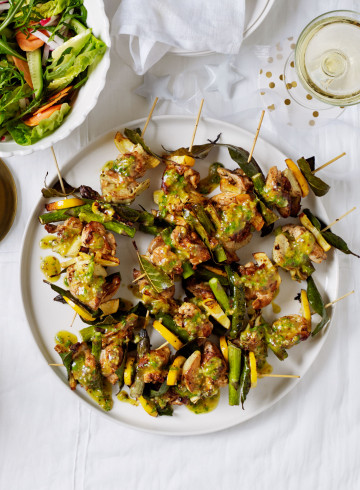 Chicken, Sage and Vermouth Skewers » Dish Magazine