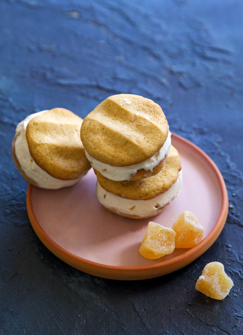 Ginger Ice Cream Sandwiches