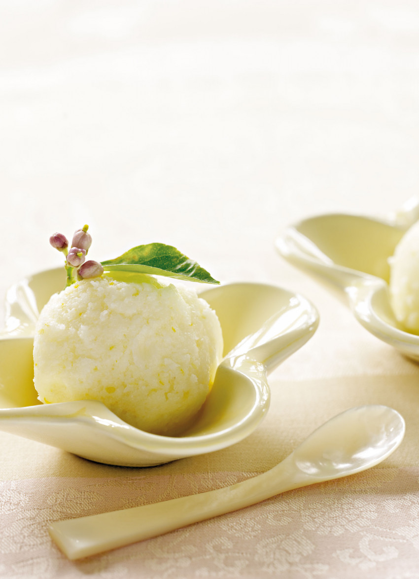 Lemon Buttermilk Sherbet