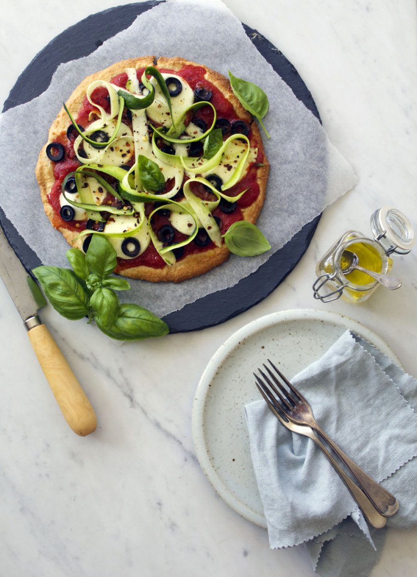 Almond and Buckwheat Pizza Base