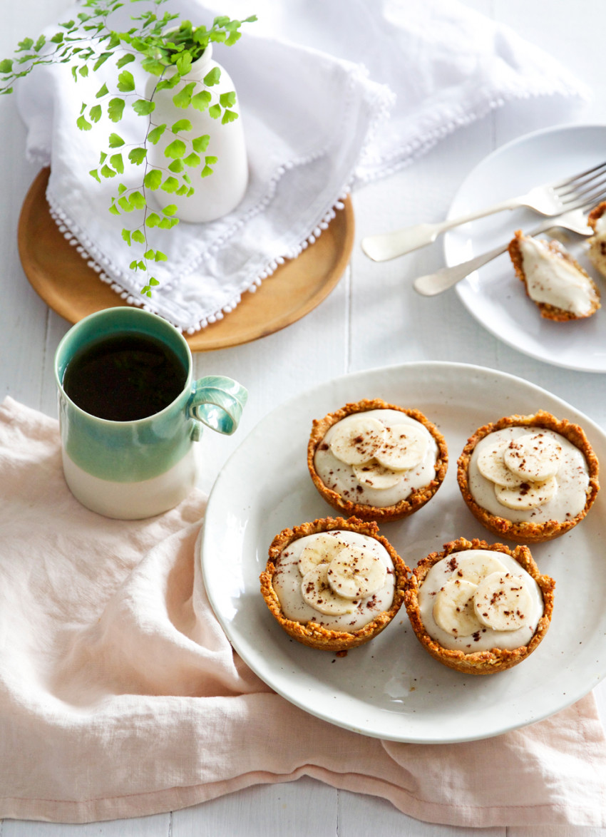 Vegan Banoffee Tarts