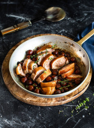 Duck Breasts with Balsamic Spiced Cherries