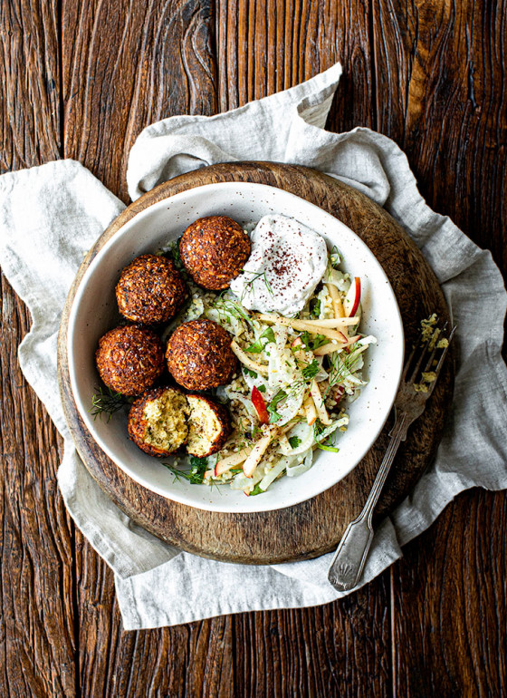 Baked Sweet Potato and Coriander Falafels » Dish Magazine