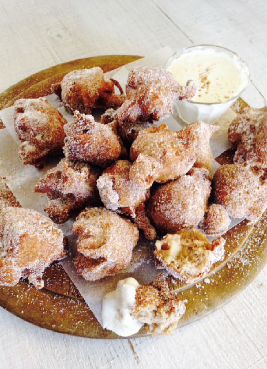 Warm, Spiced Feijoa Doughnuts