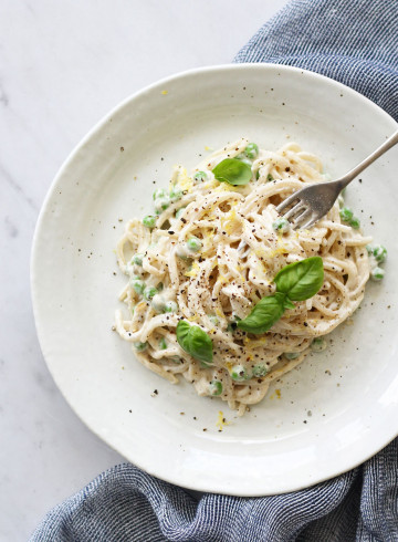 Creamy Mushroom Fettuccine with Sourdough Crumb » Dish Magazine