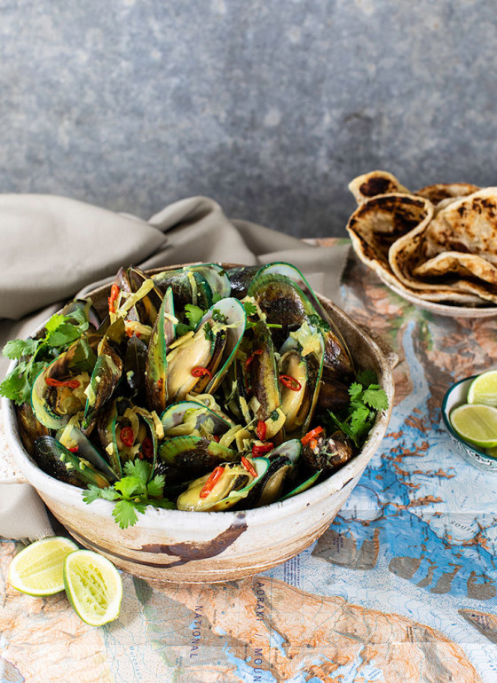 Indian Spiced Coconut Mussels » Dish Magazine