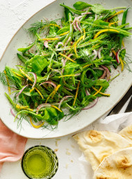 Green Bean, Rocket and Preserved Lemon Salad