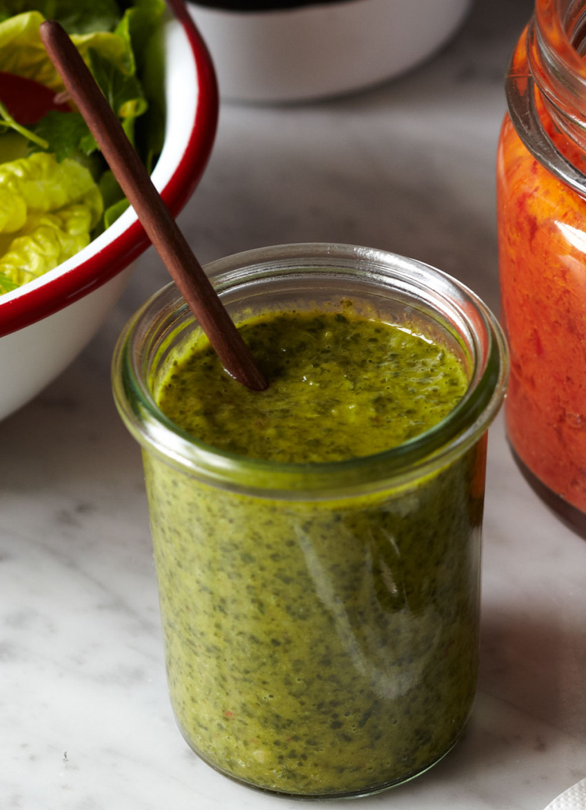 Green Herb and Lemongrass Salsa Verde