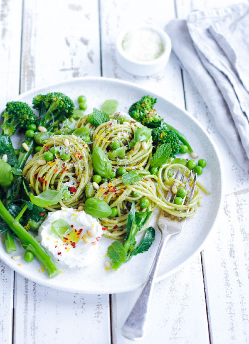 Herby Green Pasta