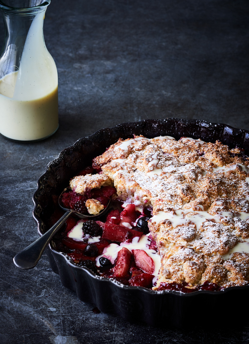 Winter Fruit Cobbler