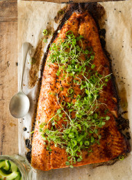Soy and Miso-Glazed Salmon