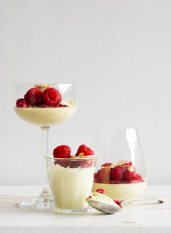 Lime and Coconut White Chocolate Mousse