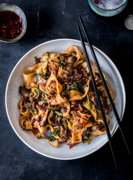 Hand-Pulled Noodles and Cumin Lamb