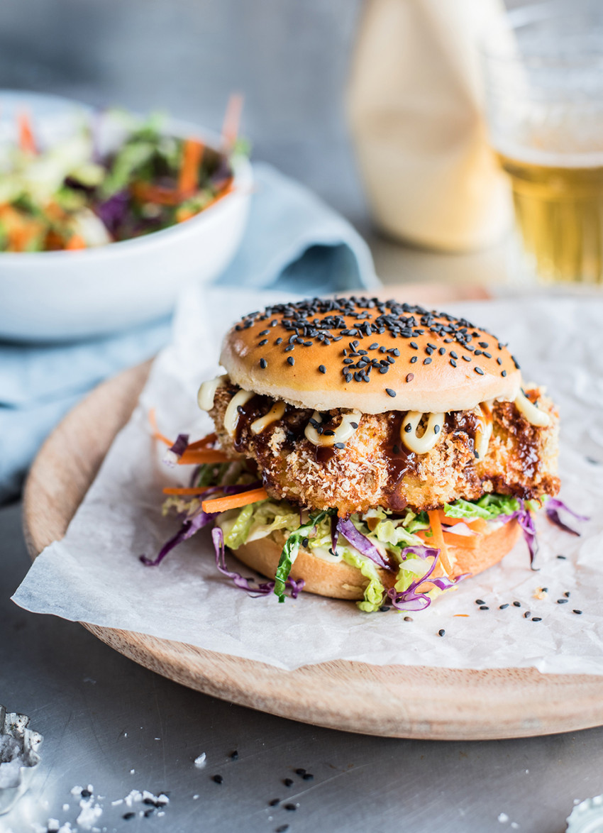 Chicken Katsu Burgers