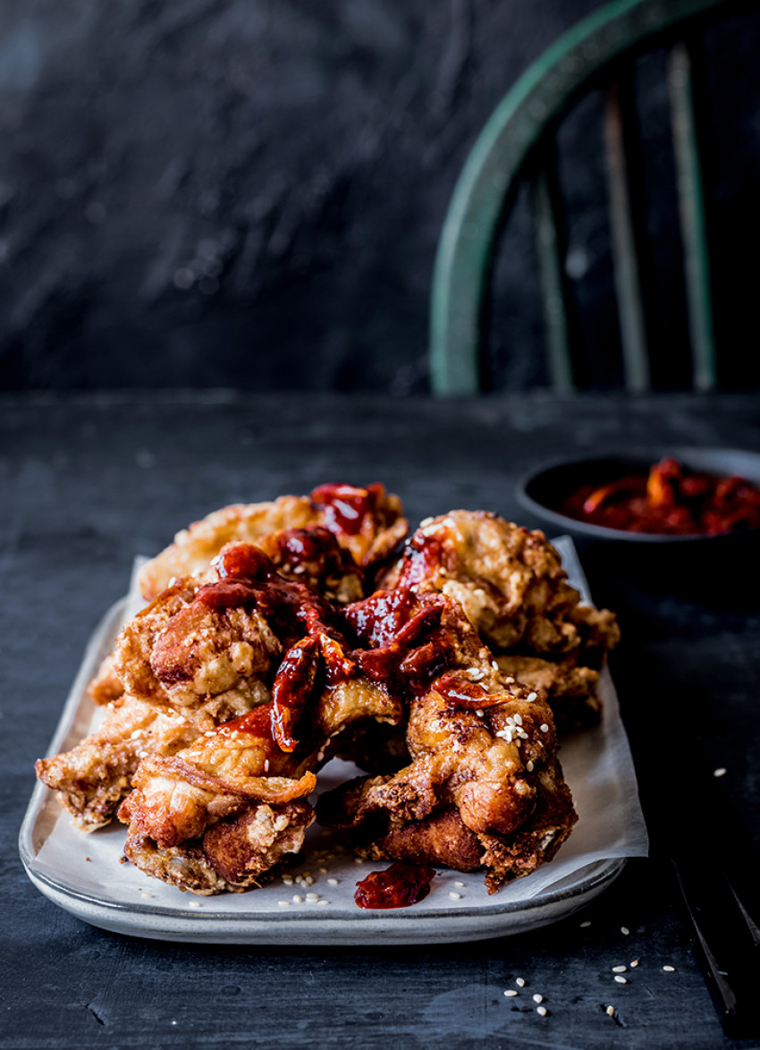 Spicy Korean Fried Chicken