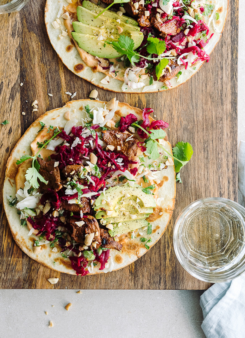 Korean Lamb and Red Kraut Tacos