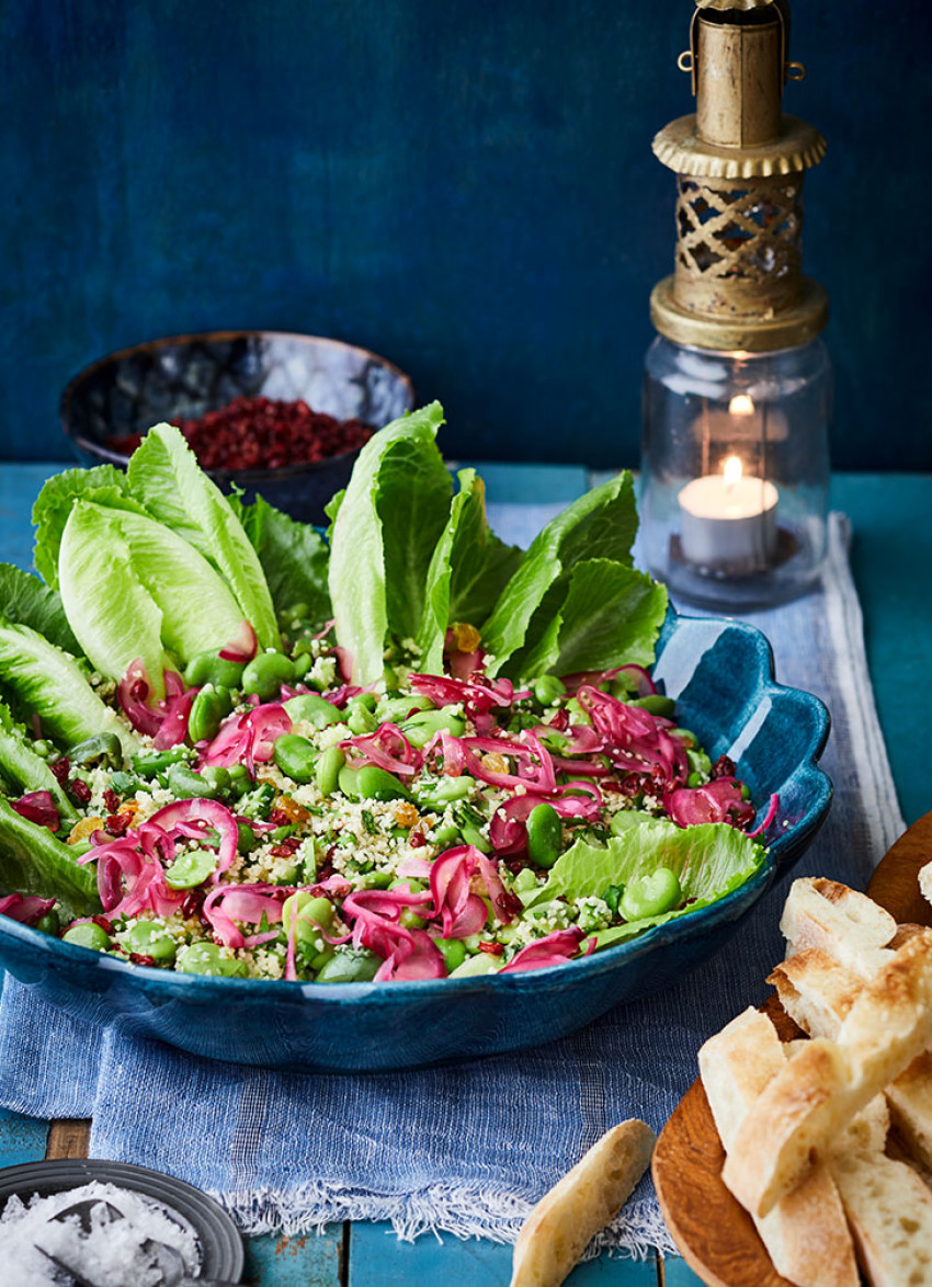 Burghul, Broadbean and Herb Tabbouleh