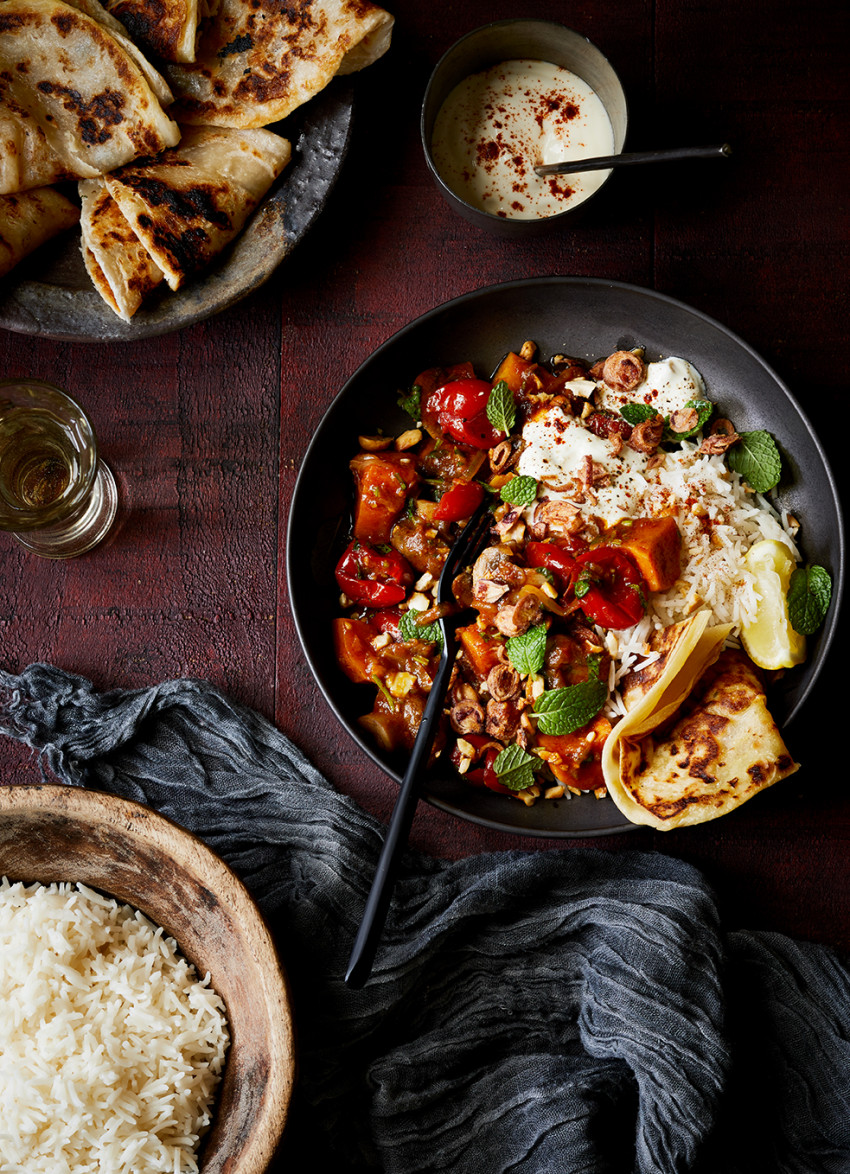 Mushroom and Sweet Potato Curry