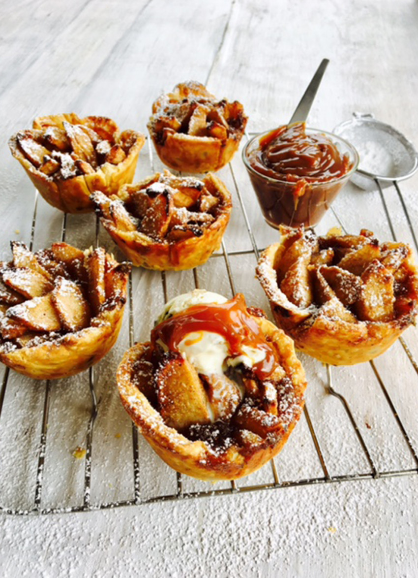 Warm Spiced Pear Tarts