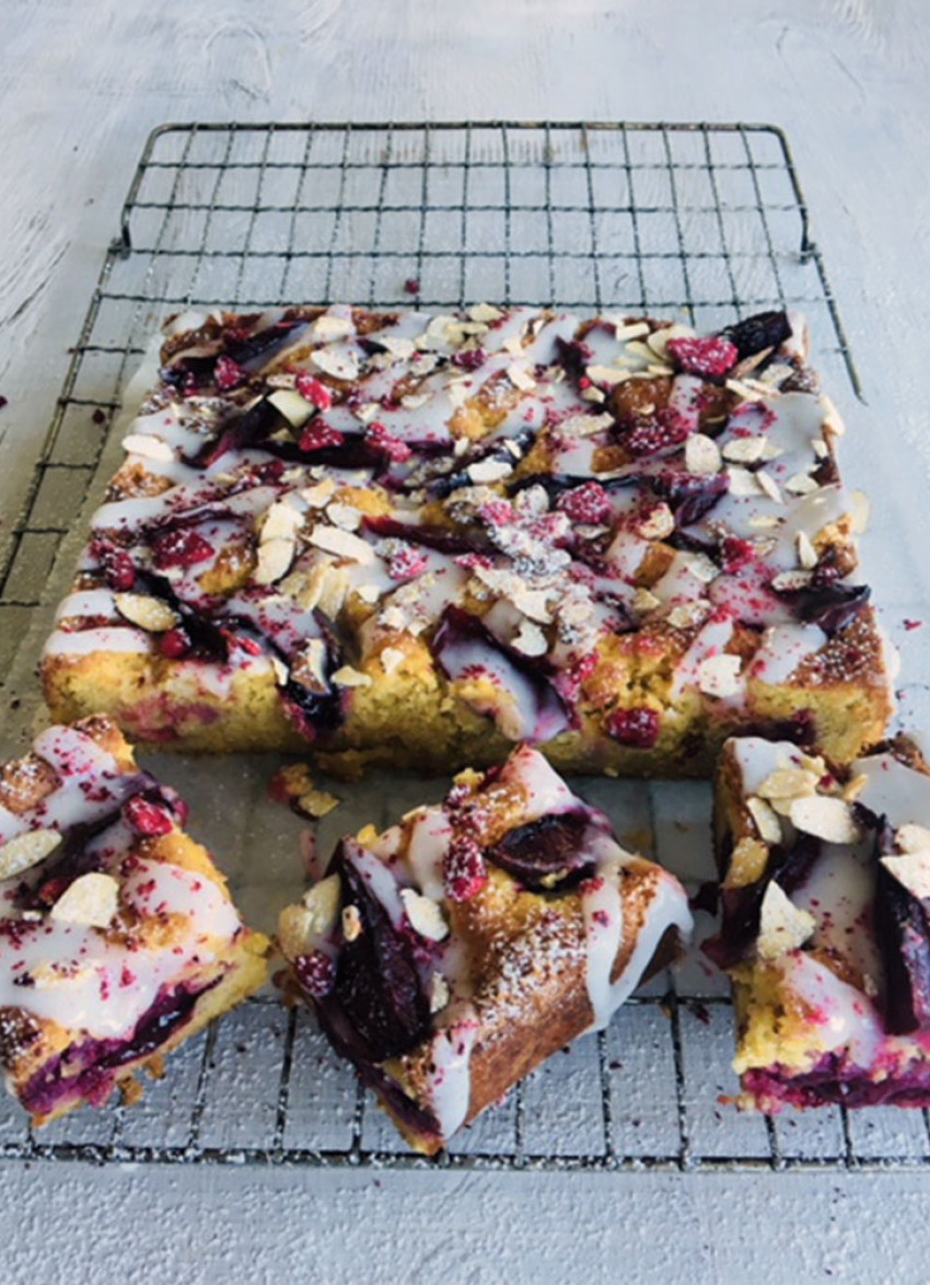 Fresh Plum Cake (Gluten Free)