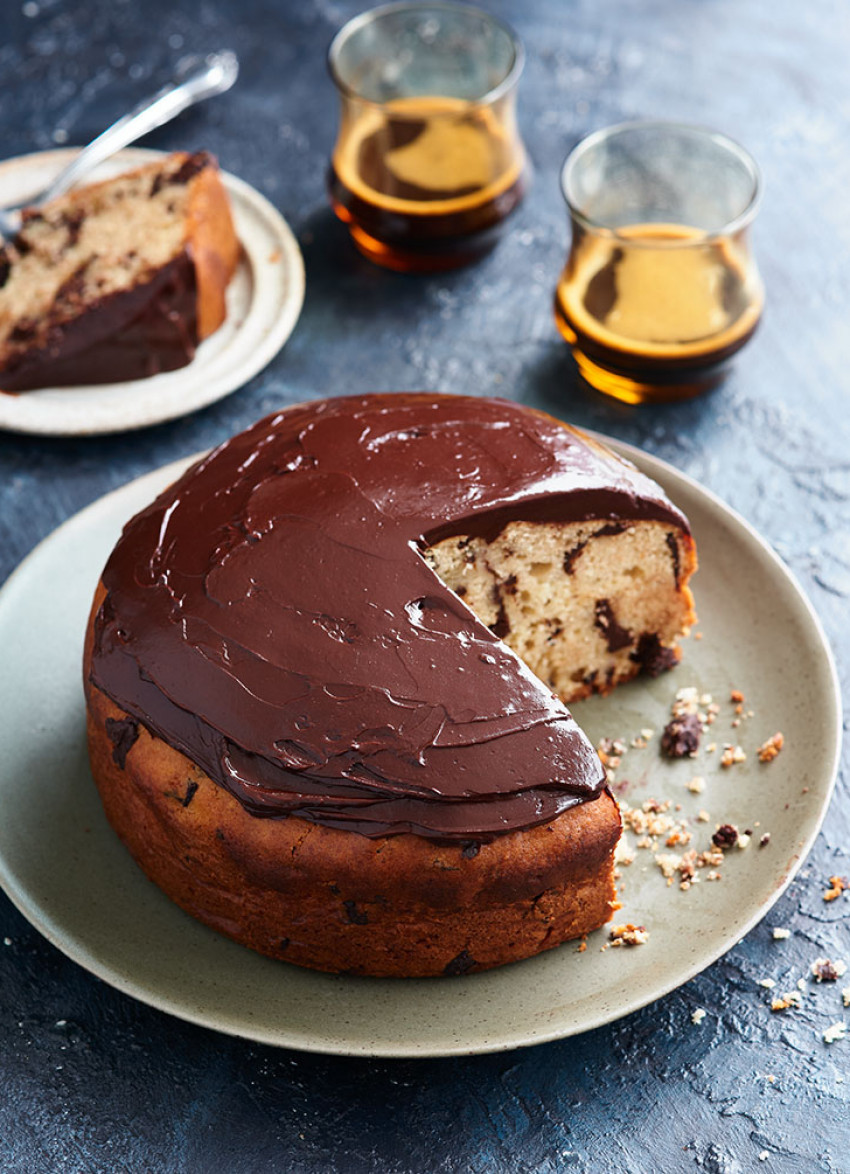 Chocolate Chip, Ricotta and Olive Oil Pound Cake