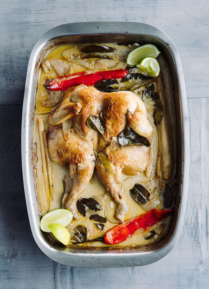 Lemongrass and Coconut Milk Braised Chicken