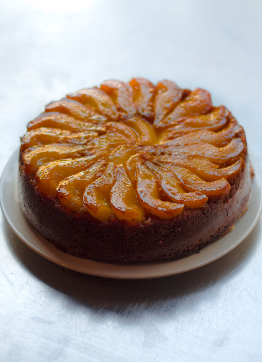 Yael Shochat's Pear and Ginger Upside-Down Cake