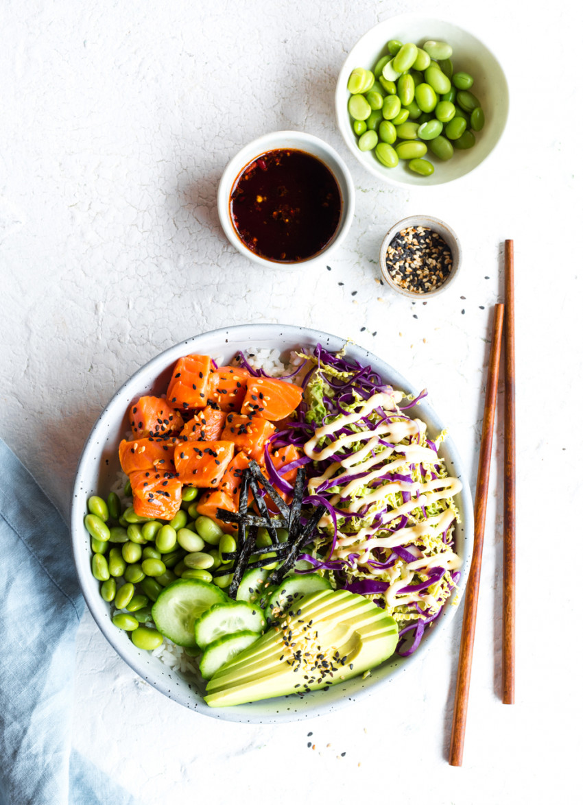 Crispy Salmon Bento Bowl Recipe