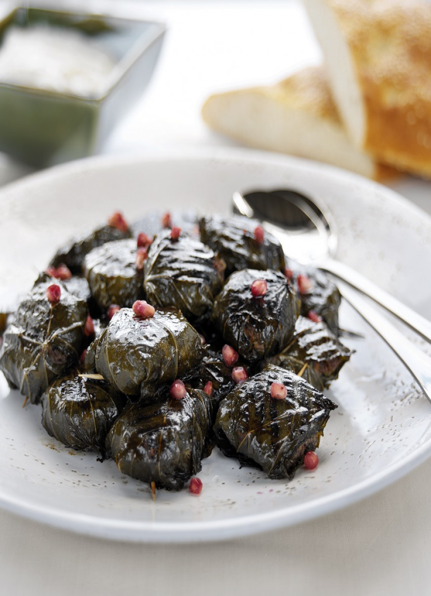 Lamb Wrapped in Vine Leaves