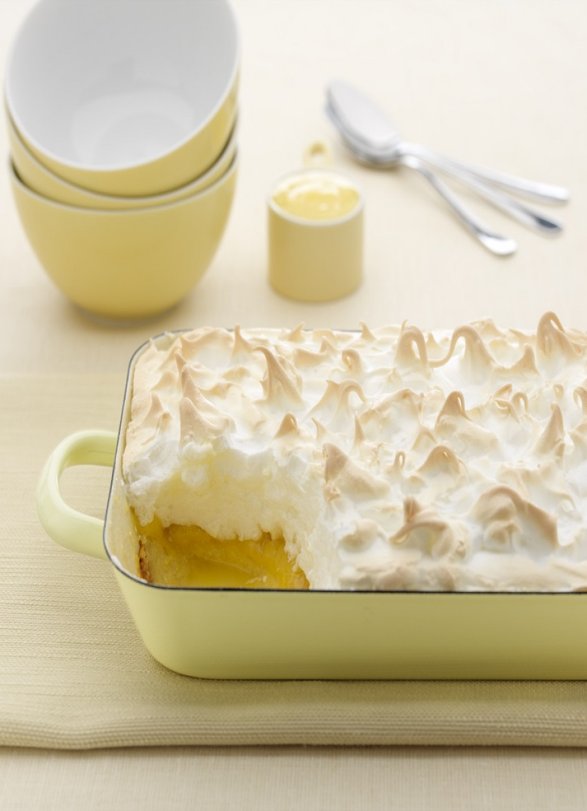 Lemon Meringue Bread Pudding