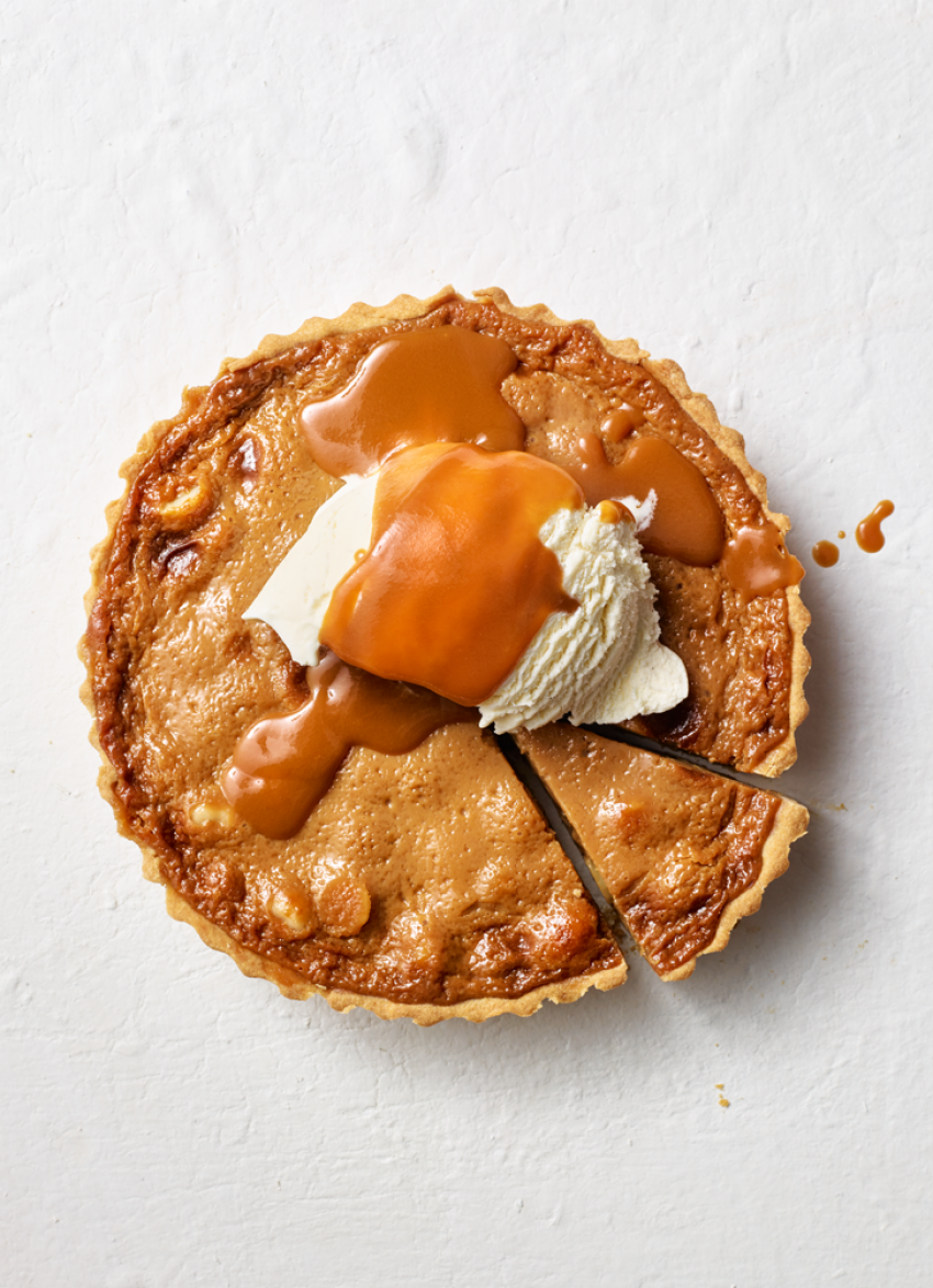 Macadamia Caramel Tart