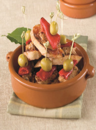 Marinated Pork and Quince Tapas