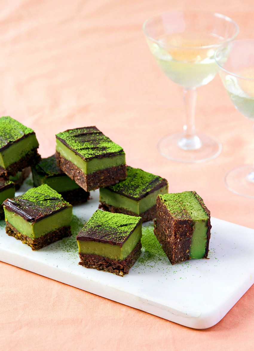 Matcha and Mint Slice 