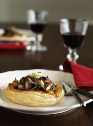 Mixed Mushroom Tarts with a Herb and Mustard Butter