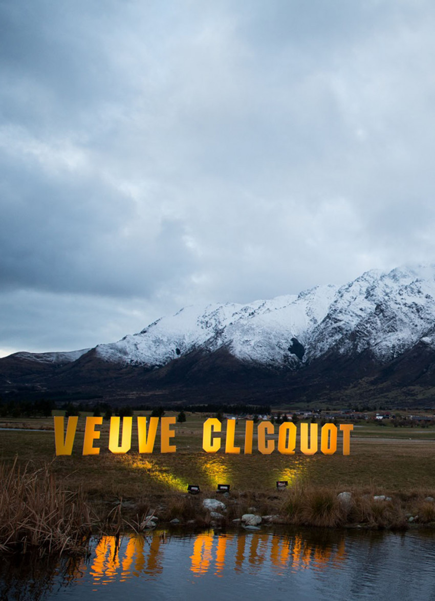 Veuve Clicquot in the Snow