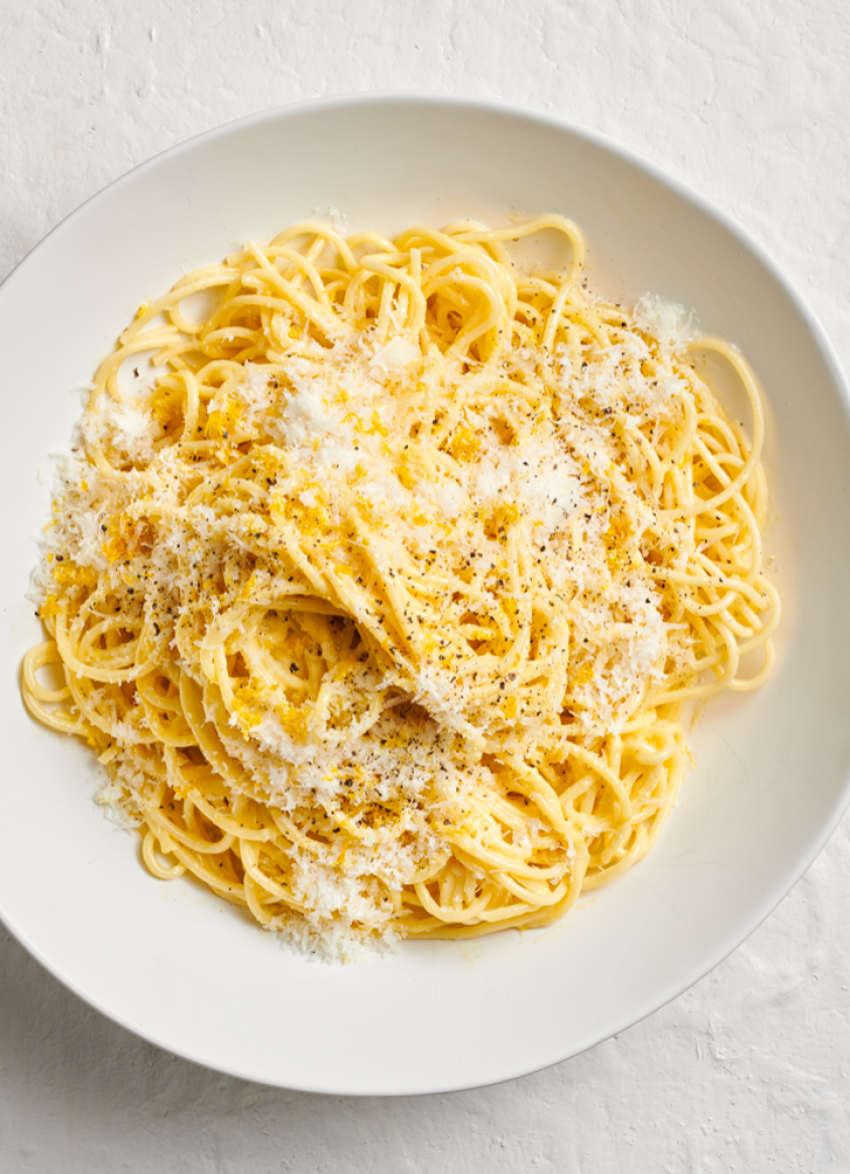 Pasta with Lemon, Cream and Parmesan