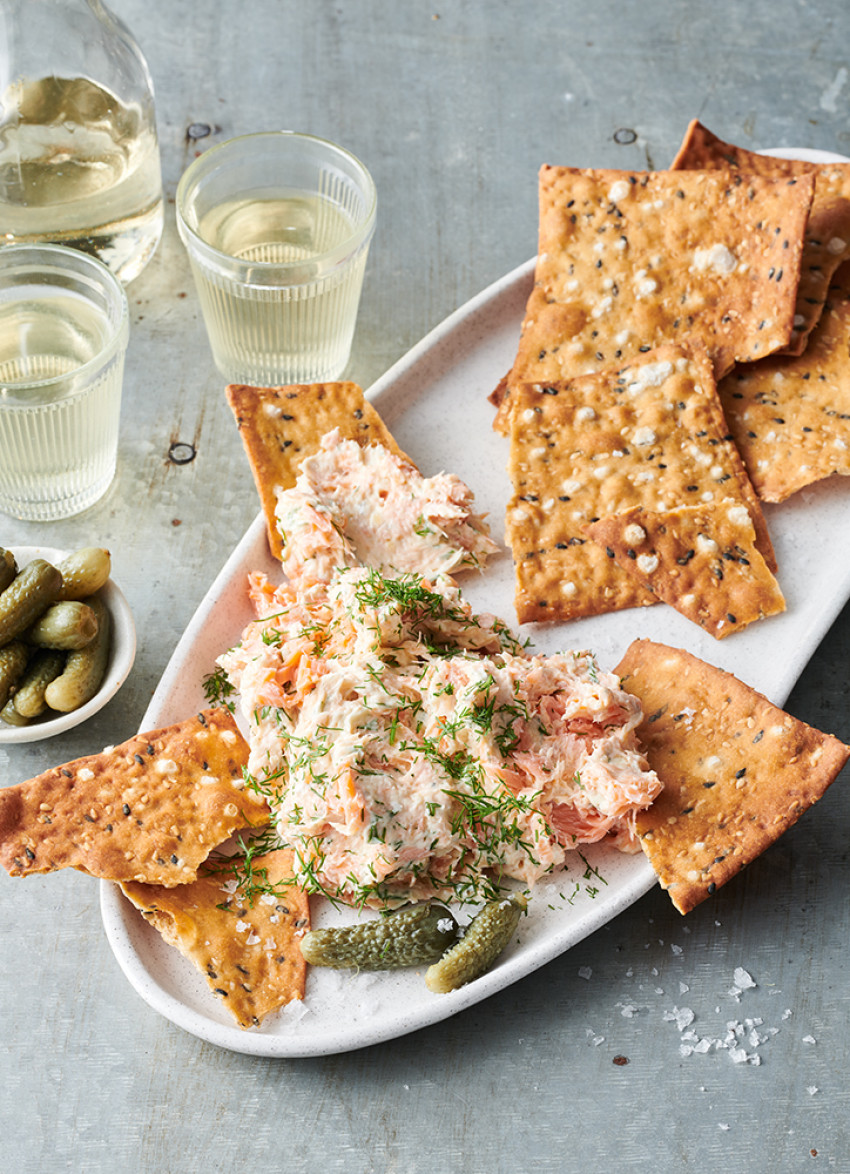 Hot Smoked Salmon and Horseradish Pâté 