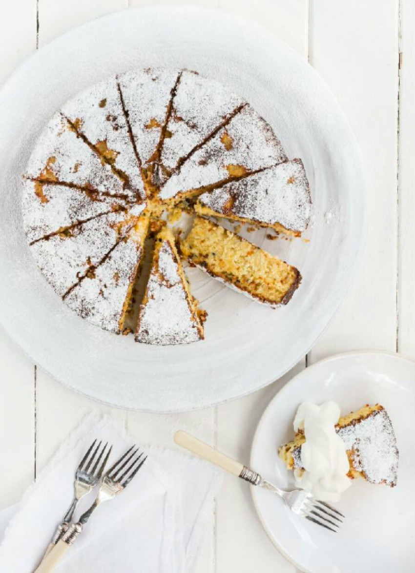 Pineapple, Passionfruit and Coconut Cake