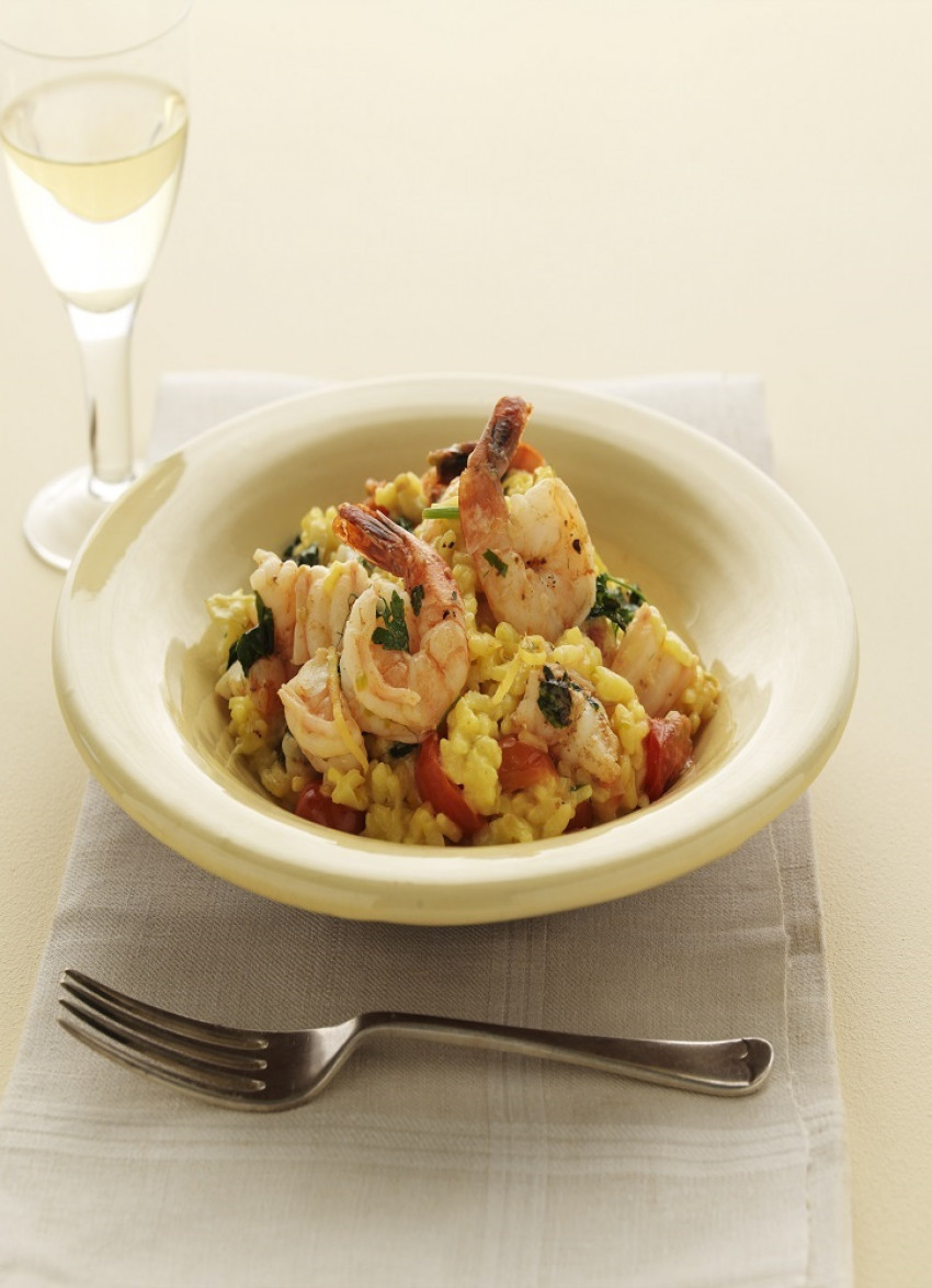 Prawn and Vermouth Risotto