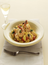 Prawn and Vermouth Risotto