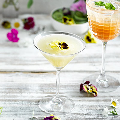 Image of lemon margarita cocktail