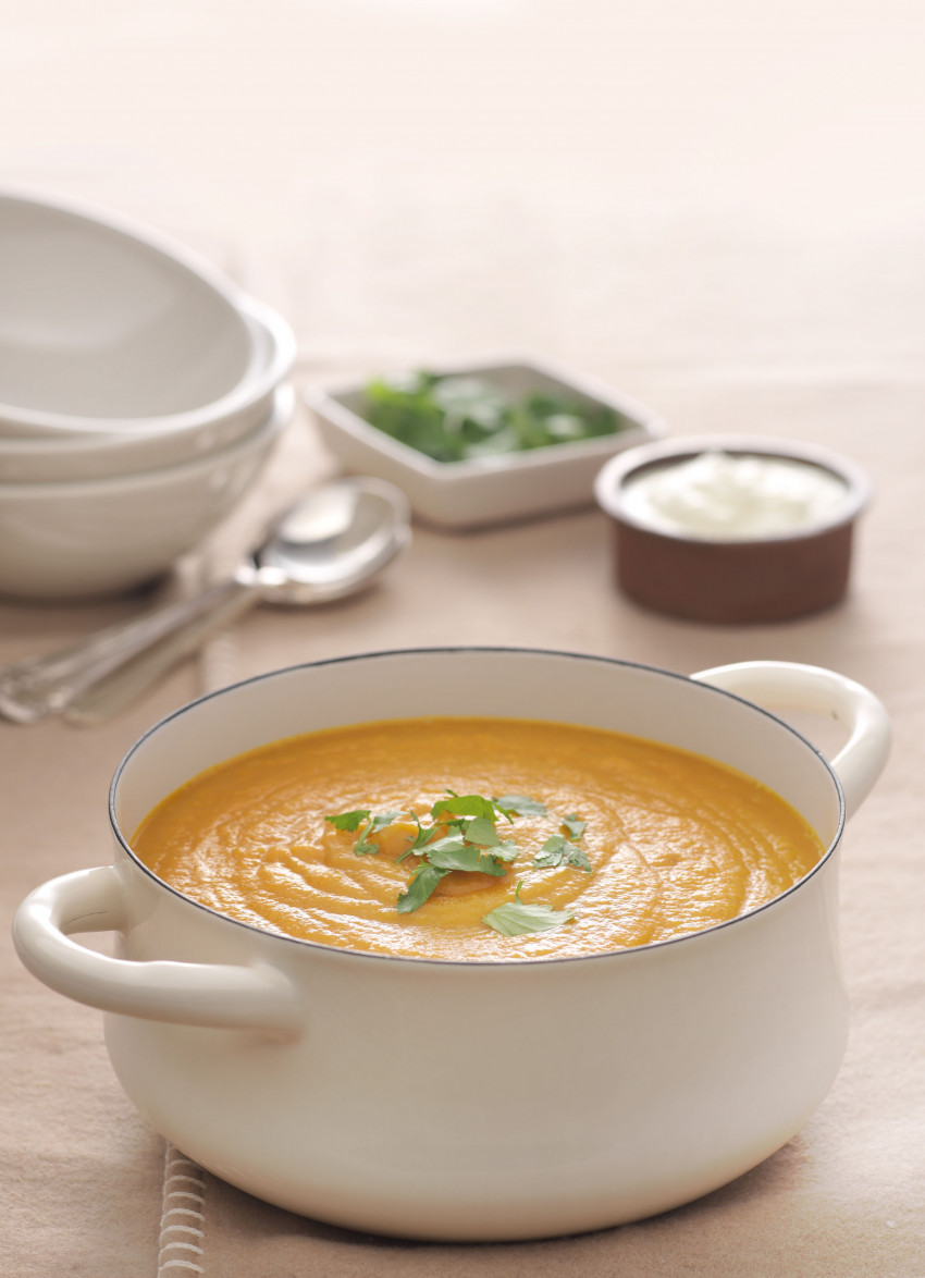 Butternut, Carrot and Coriander Soup