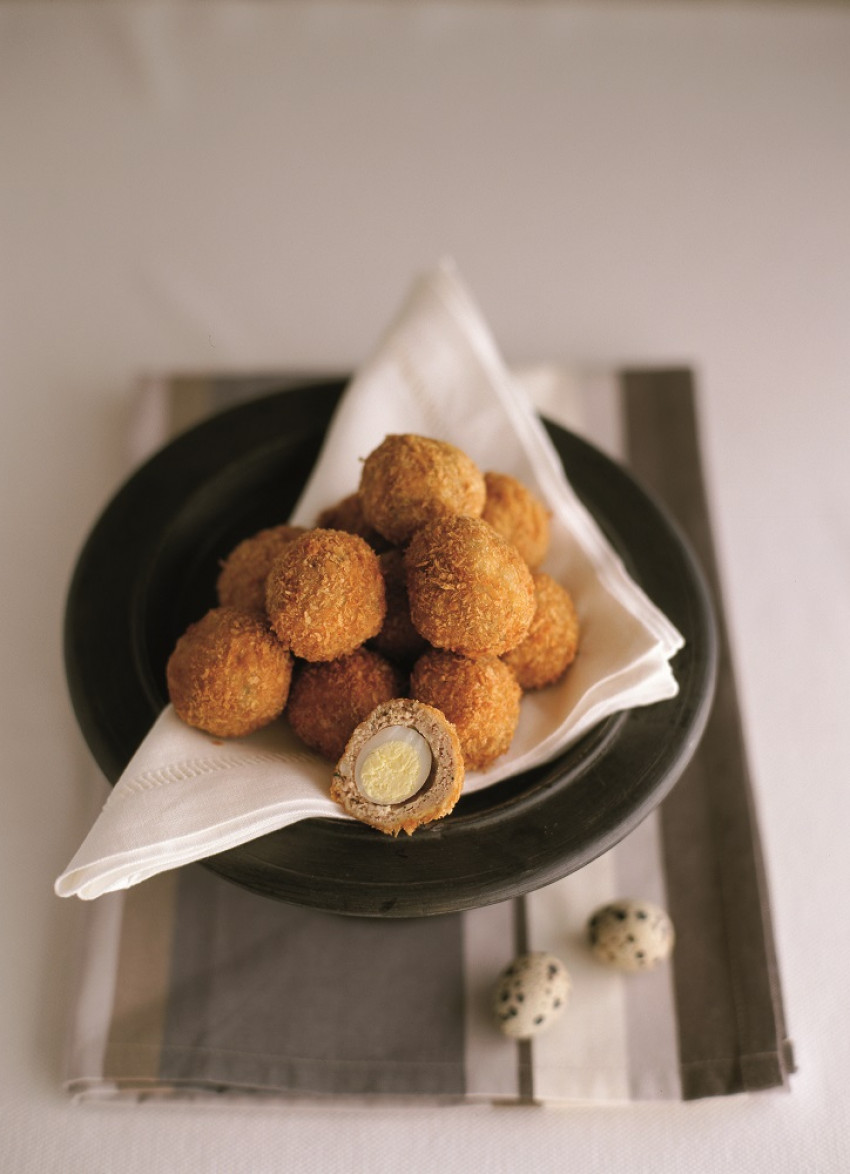 Quail Scotch Eggs