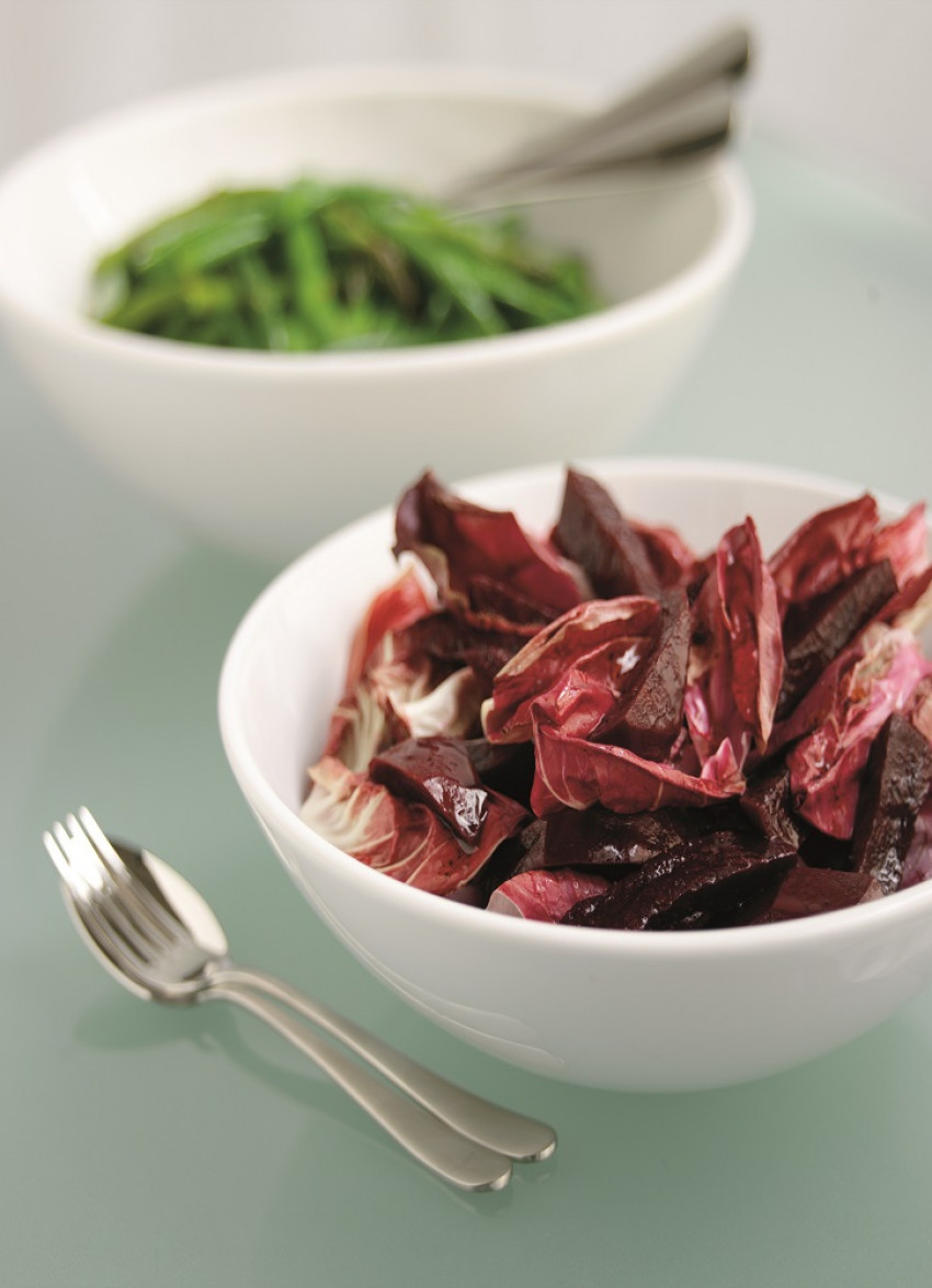 Radicchio and Beetroot Salad with Balsamic Dressing