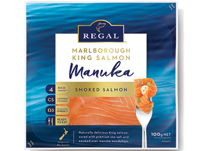 smoked manuka salmon regal